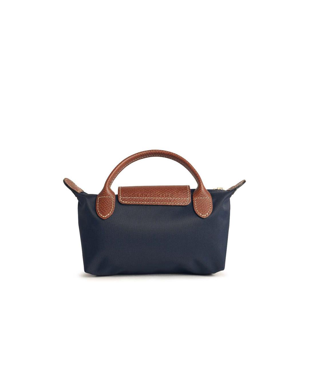 LONGCHAMP Синяя нейлоновая сумка с короткими ручками, фото 3