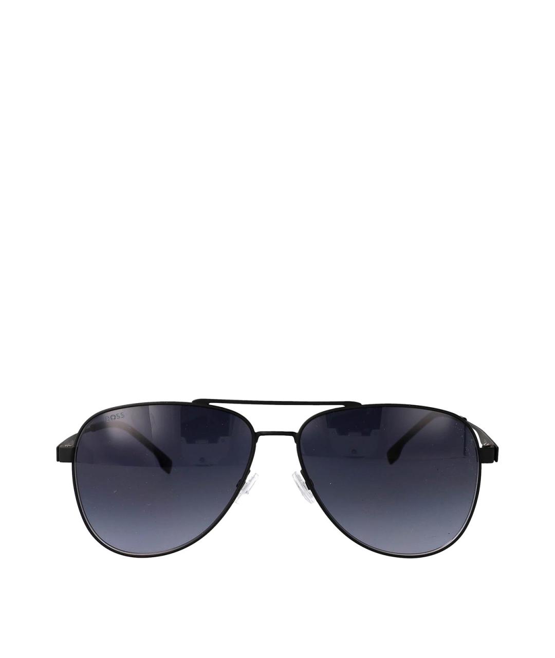 HUGO BOSS Черные металлические солнцезащитные очки, фото 1