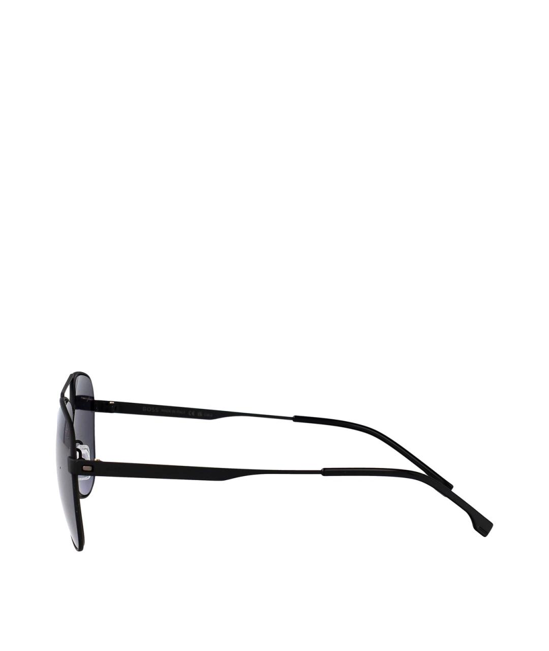 HUGO BOSS Черные металлические солнцезащитные очки, фото 3