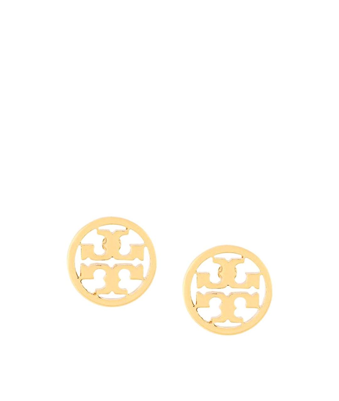TORY BURCH Золотые металлические серьги, фото 1
