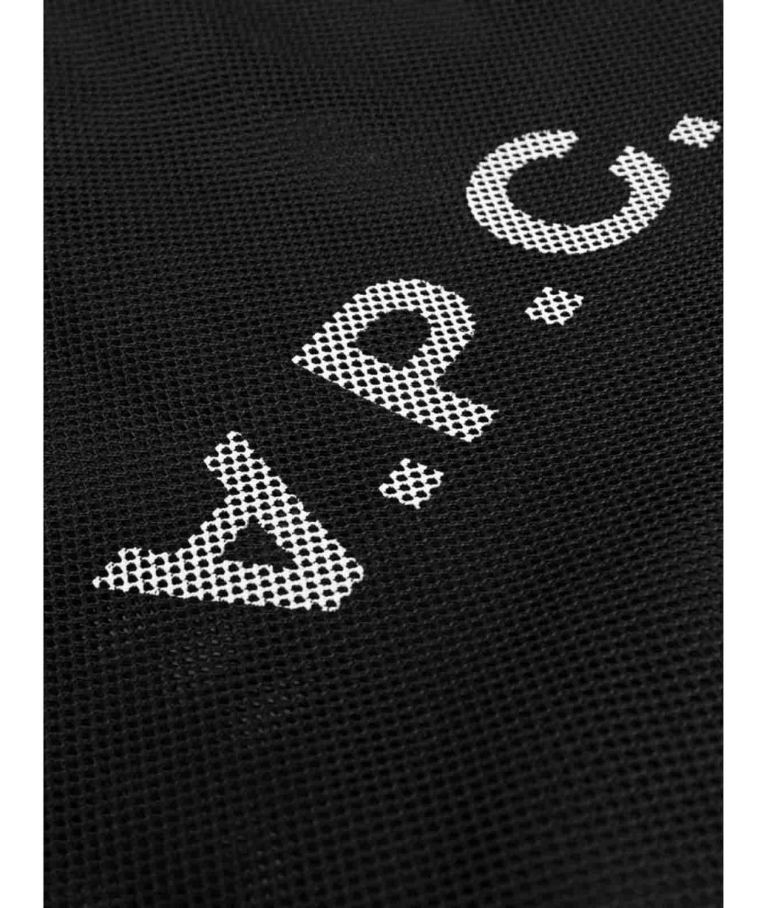 A.P.C. Черная синтетическая сумка тоут, фото 4