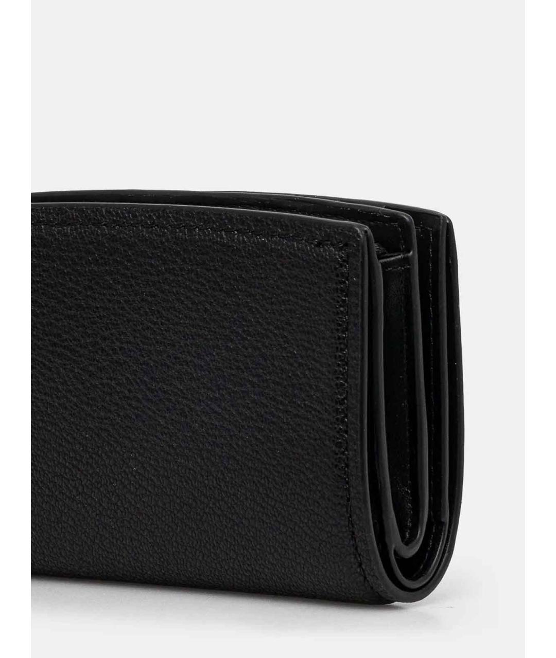 MICHAEL KORS Черный кожаный кошелек, фото 2