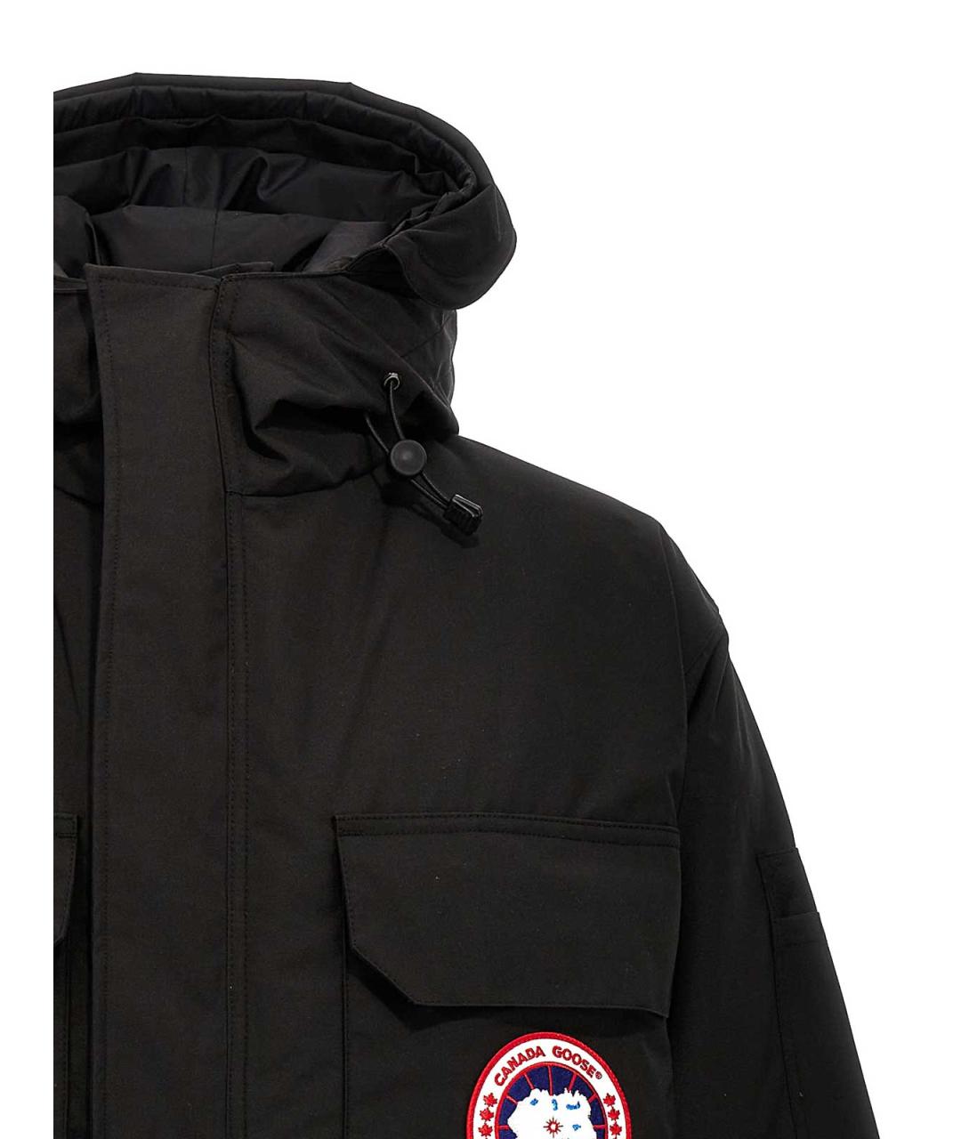 CANADA GOOSE Черная полиэстеровая парка, фото 3