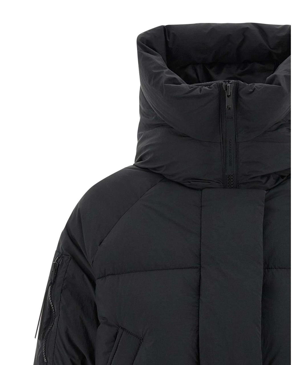 CANADA GOOSE Черная нейлоновая куртка, фото 3
