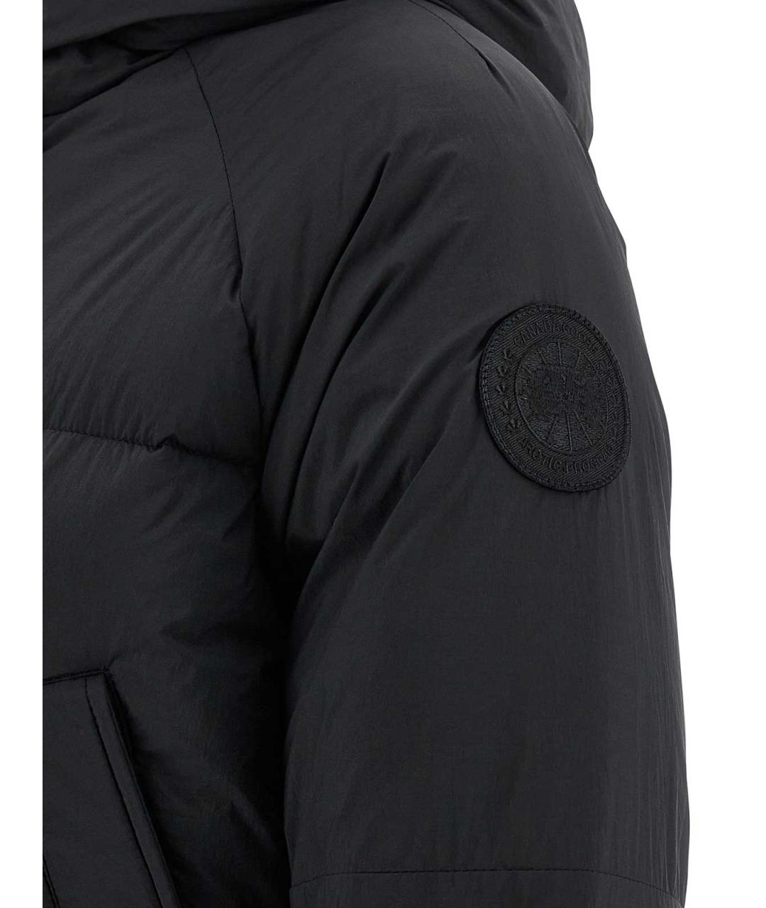CANADA GOOSE Черная нейлоновая куртка, фото 4