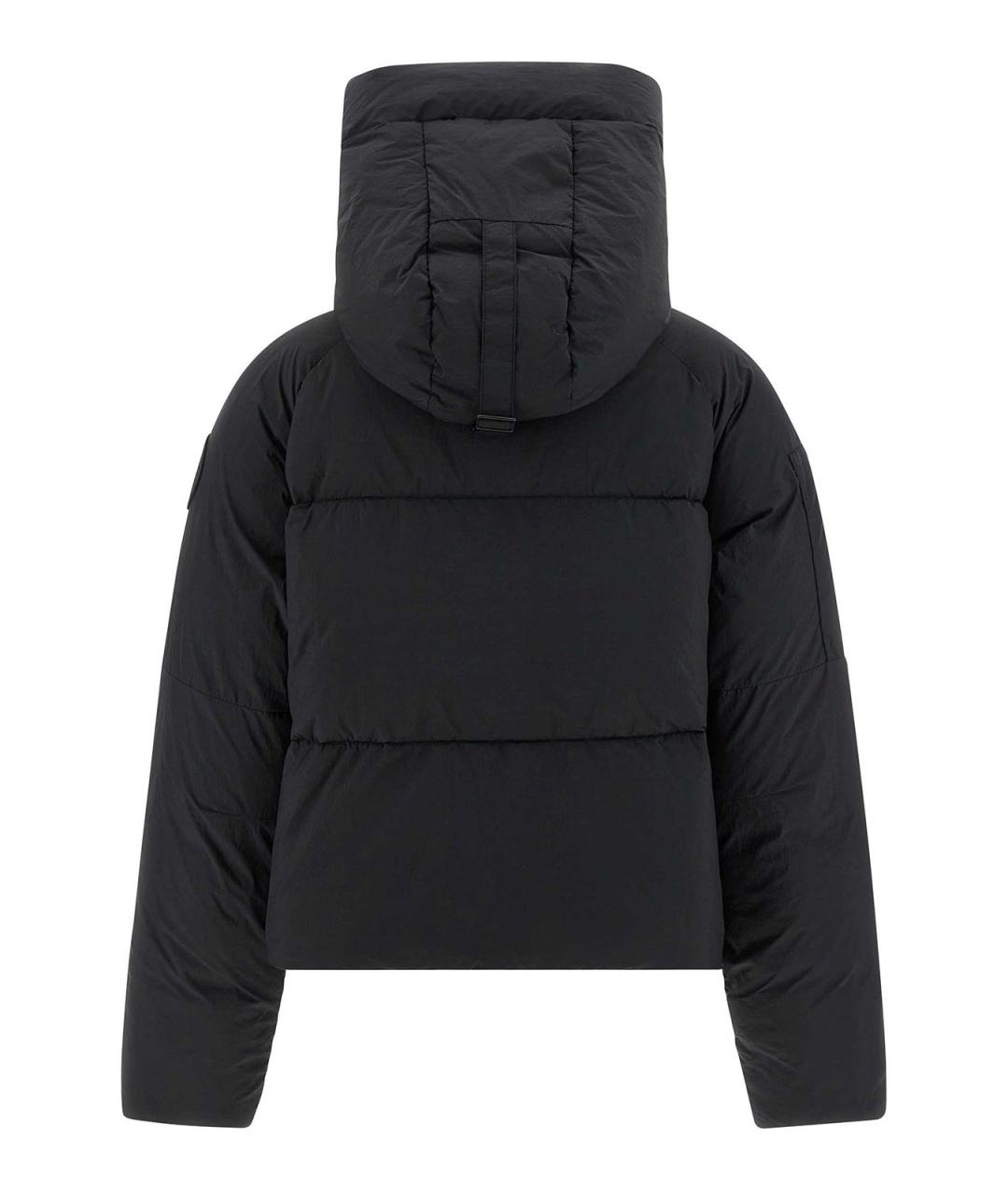 CANADA GOOSE Черная нейлоновая куртка, фото 2