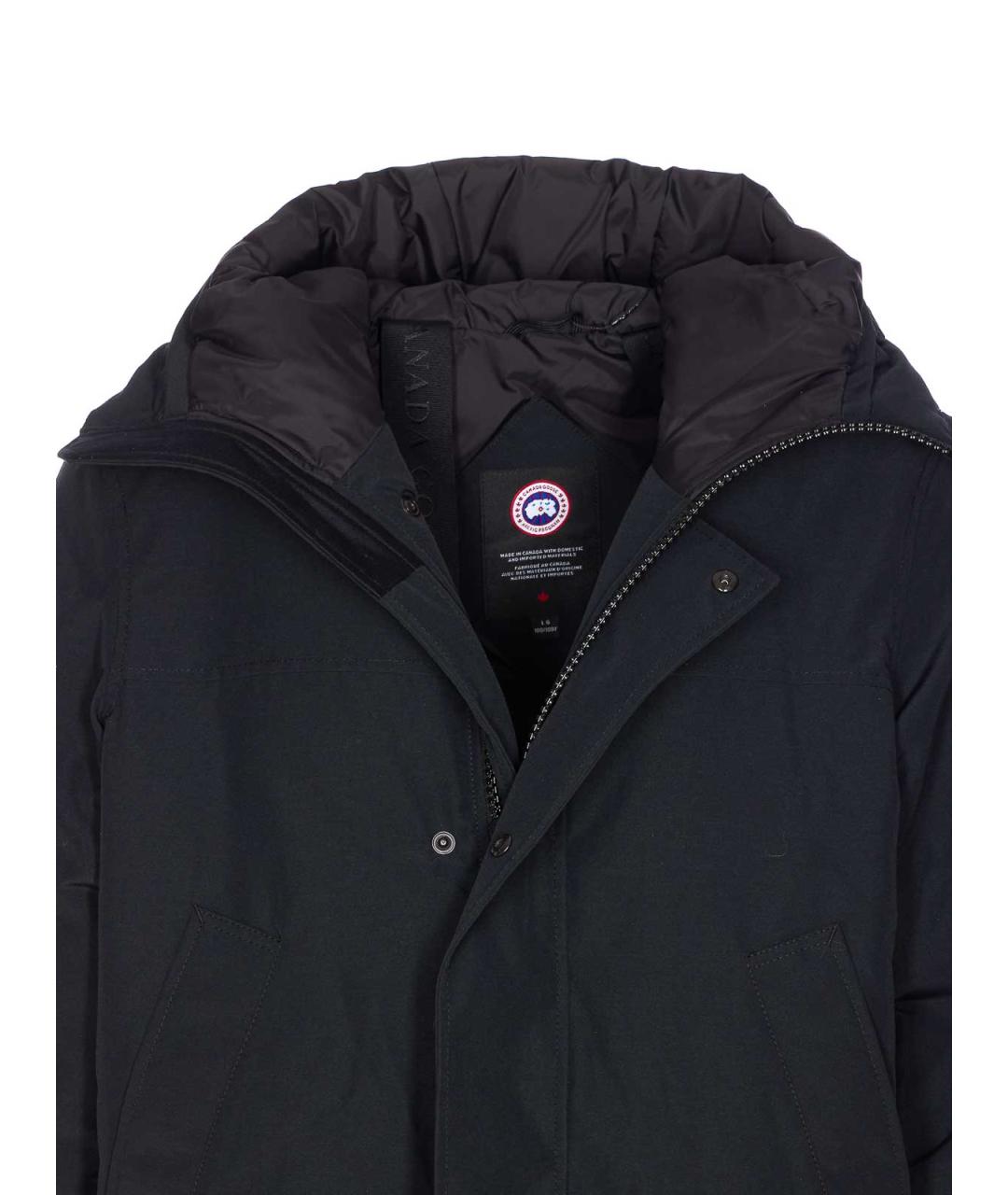 CANADA GOOSE Черная полиэстеровая парка, фото 4