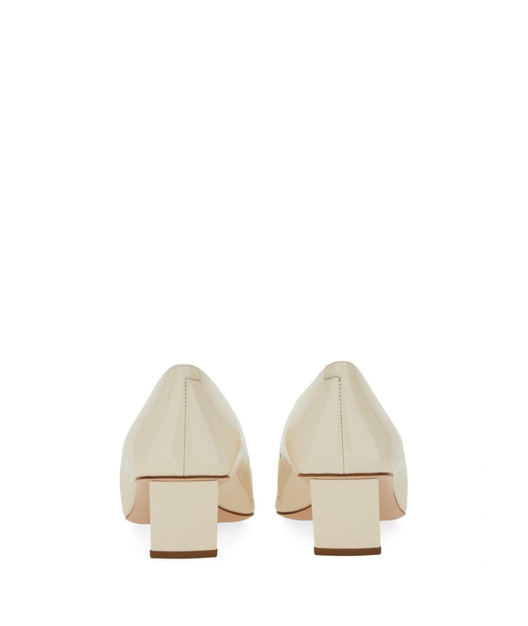ROGER VIVIER Белые туфли из лакированной кожи, фото 3