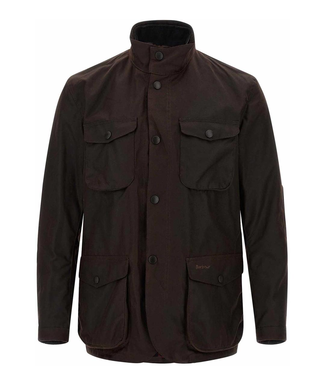 BARBOUR Коричневая хлопковая куртка, фото 1