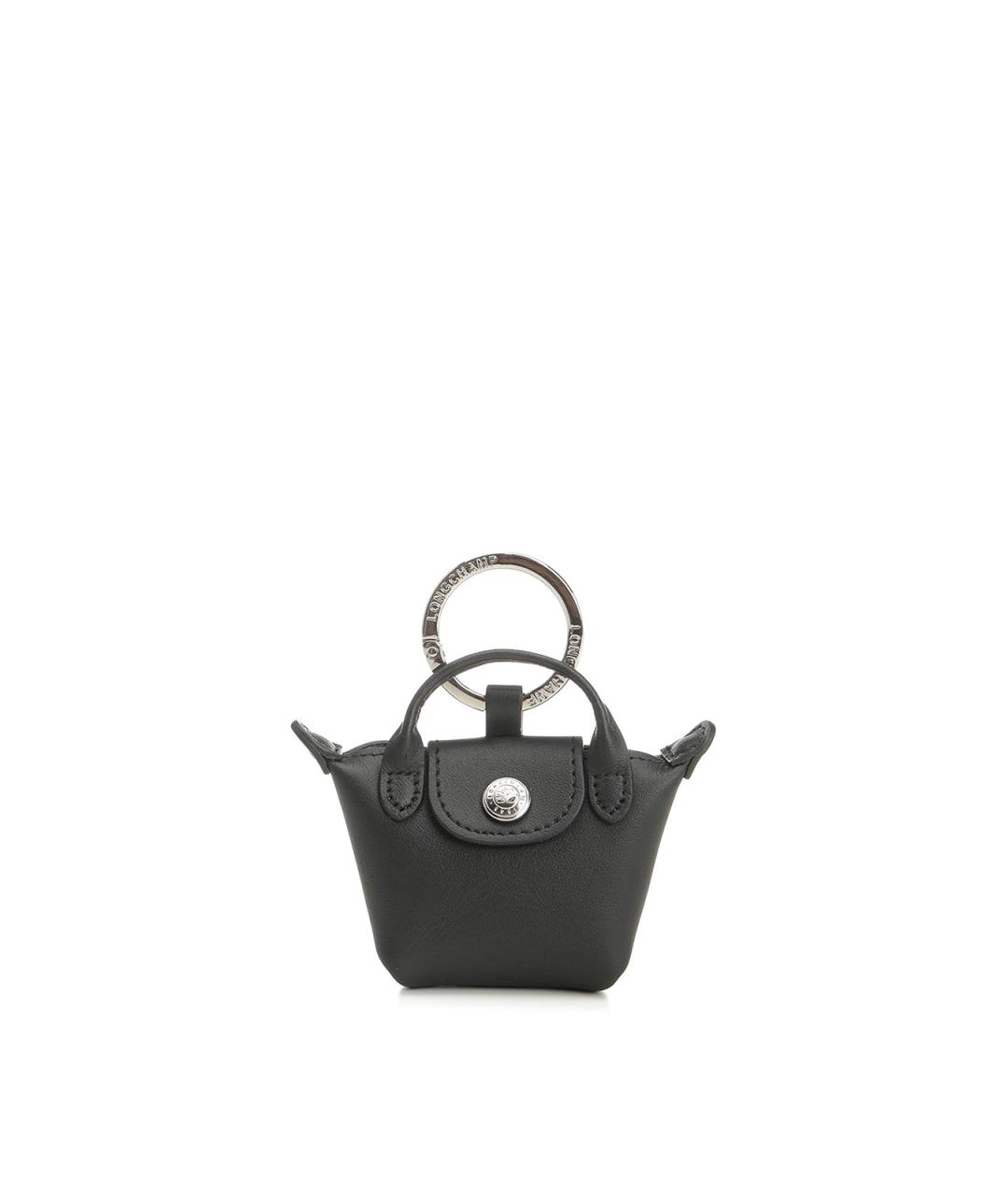 LONGCHAMP Черный брелок, фото 1
