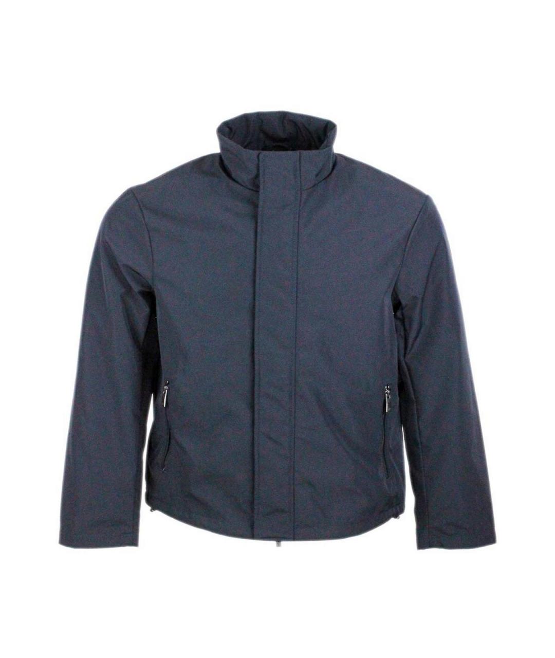 ARMANI EXCHANGE Синяя полиамидовая куртка, фото 1