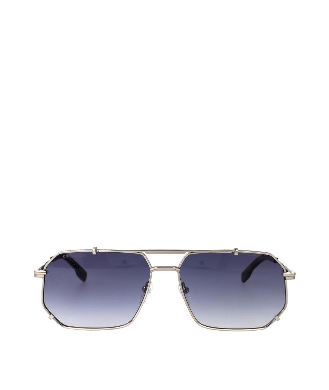 DSQUARED2 Серебряные металлические солнцезащитные очки, фото 1