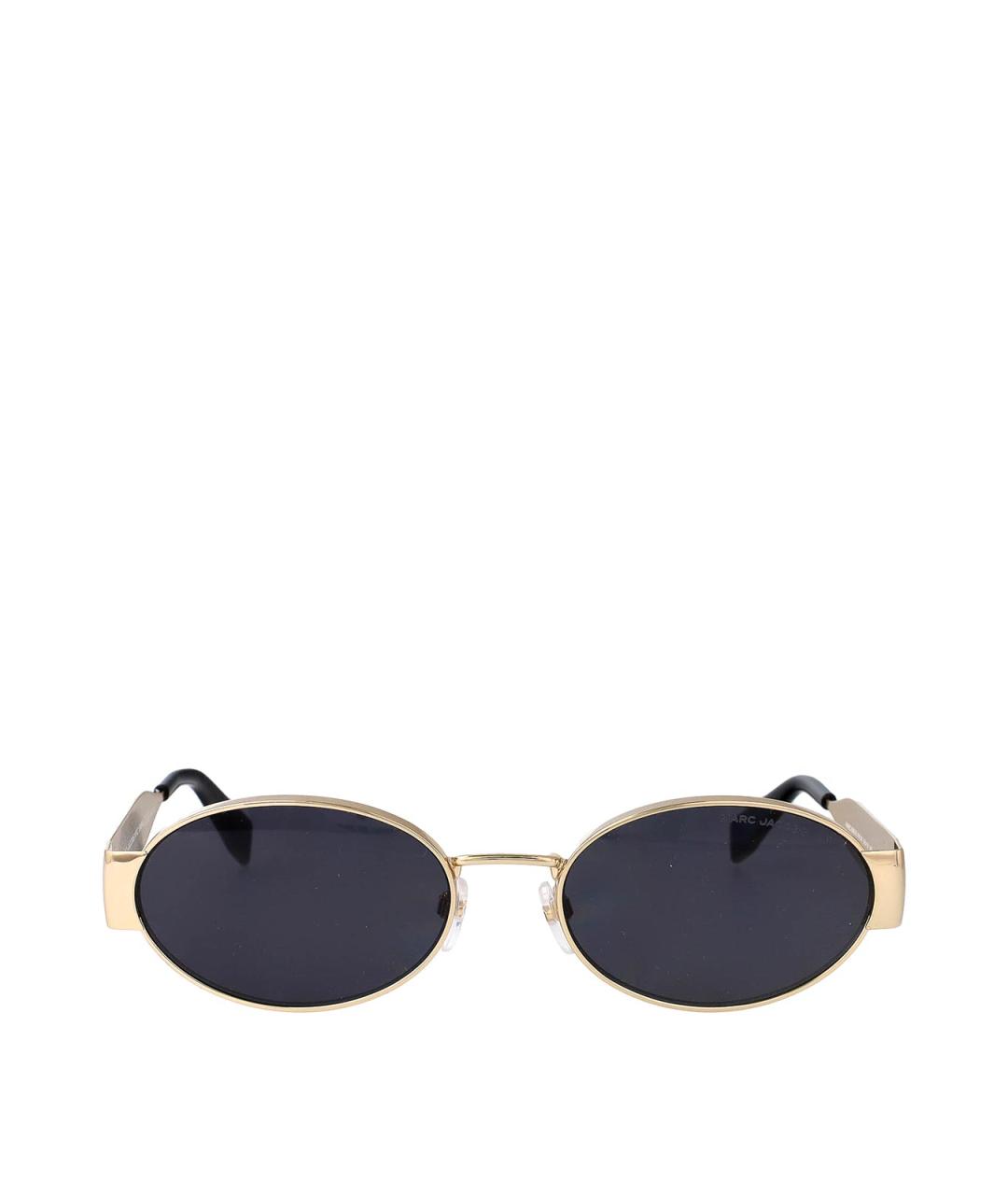 MARC JACOBS Золотые металлические солнцезащитные очки, фото 1