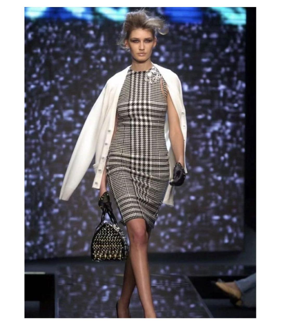 VERSACE Мульти полиамидовое повседневное платье, фото 5
