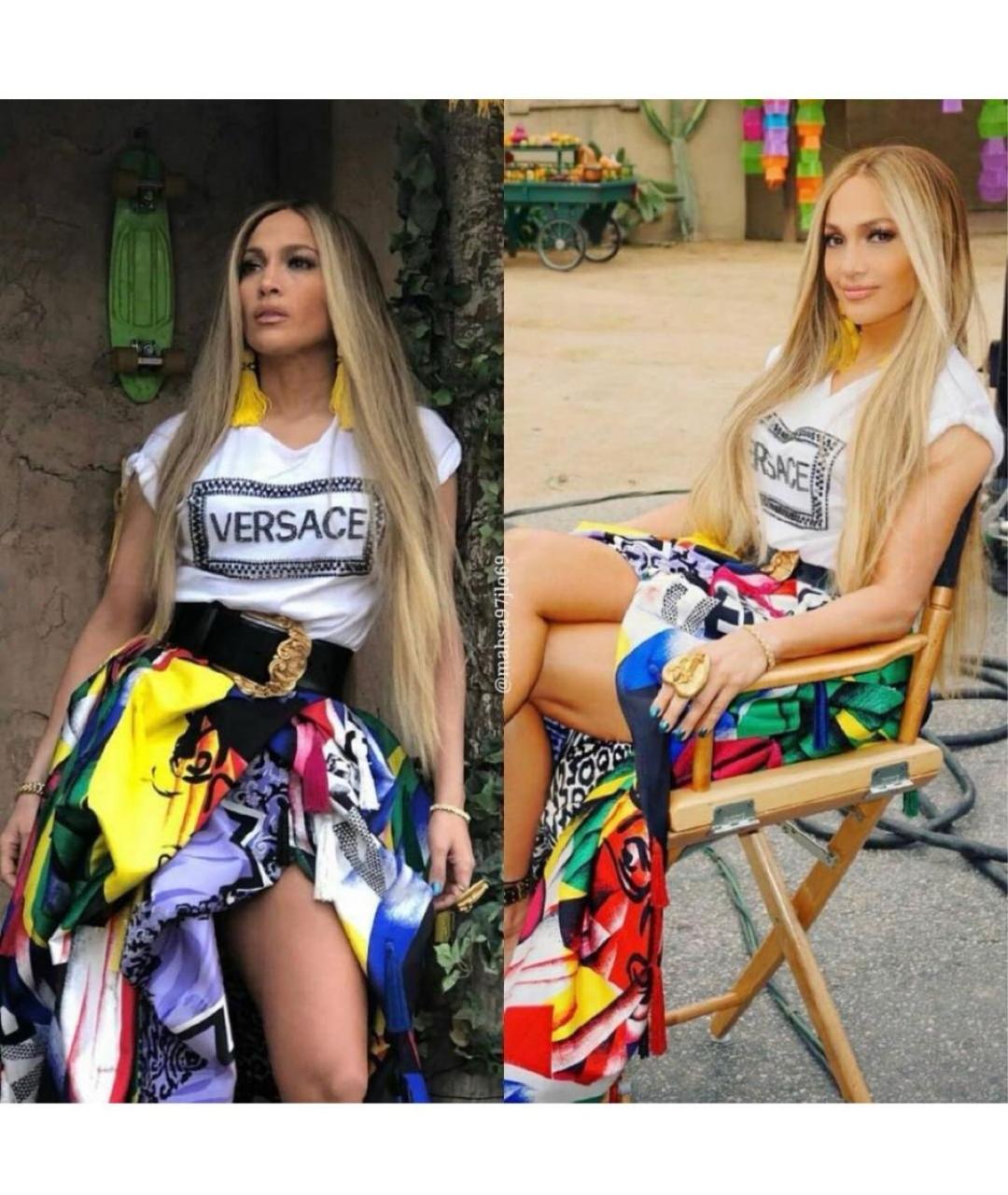VERSACE Черная хлопковая майка, фото 5