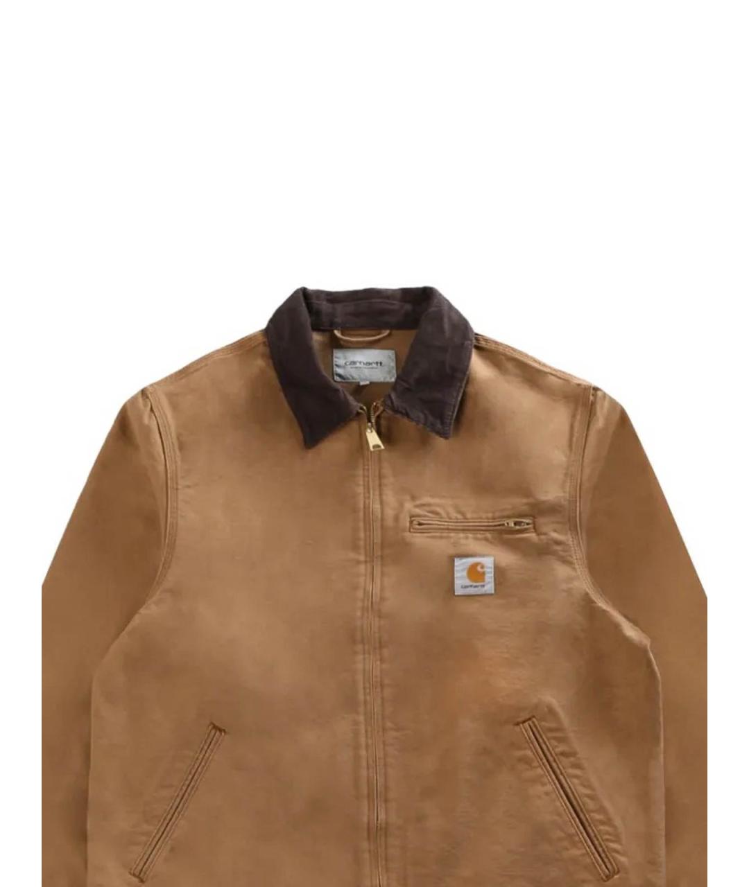 CARHARTT Коричневая хлопковая куртка, фото 2