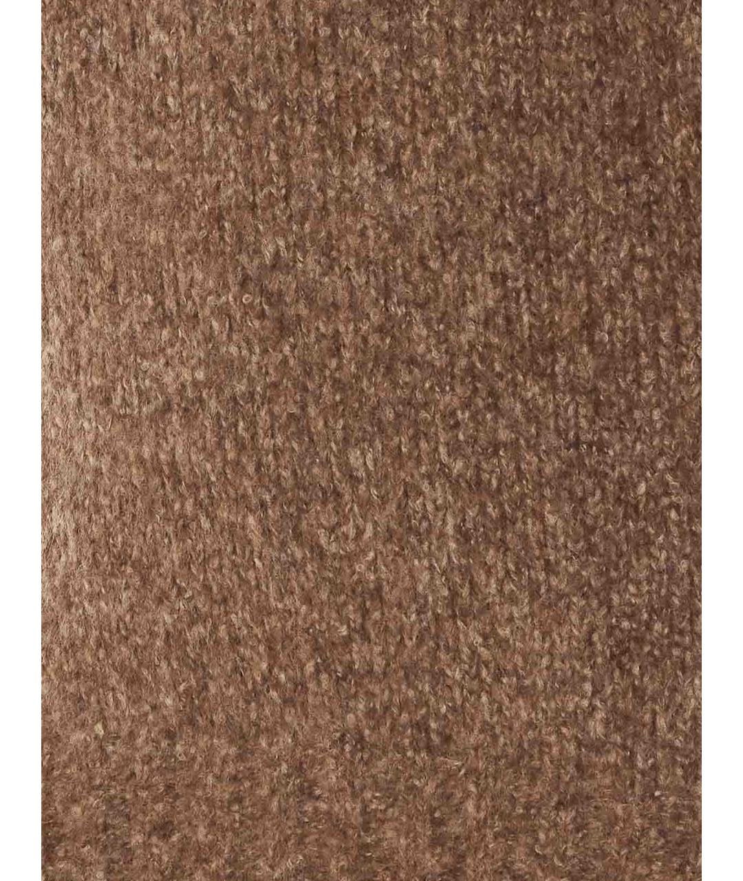BRUNELLO CUCINELLI Коричневый кашемировый джемпер / свитер, фото 3