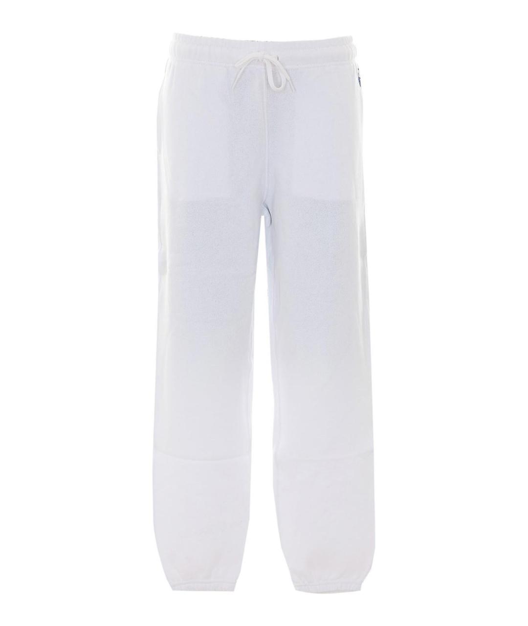 POLO RALPH LAUREN Белые полиэстеровые спортивные брюки и шорты, фото 1