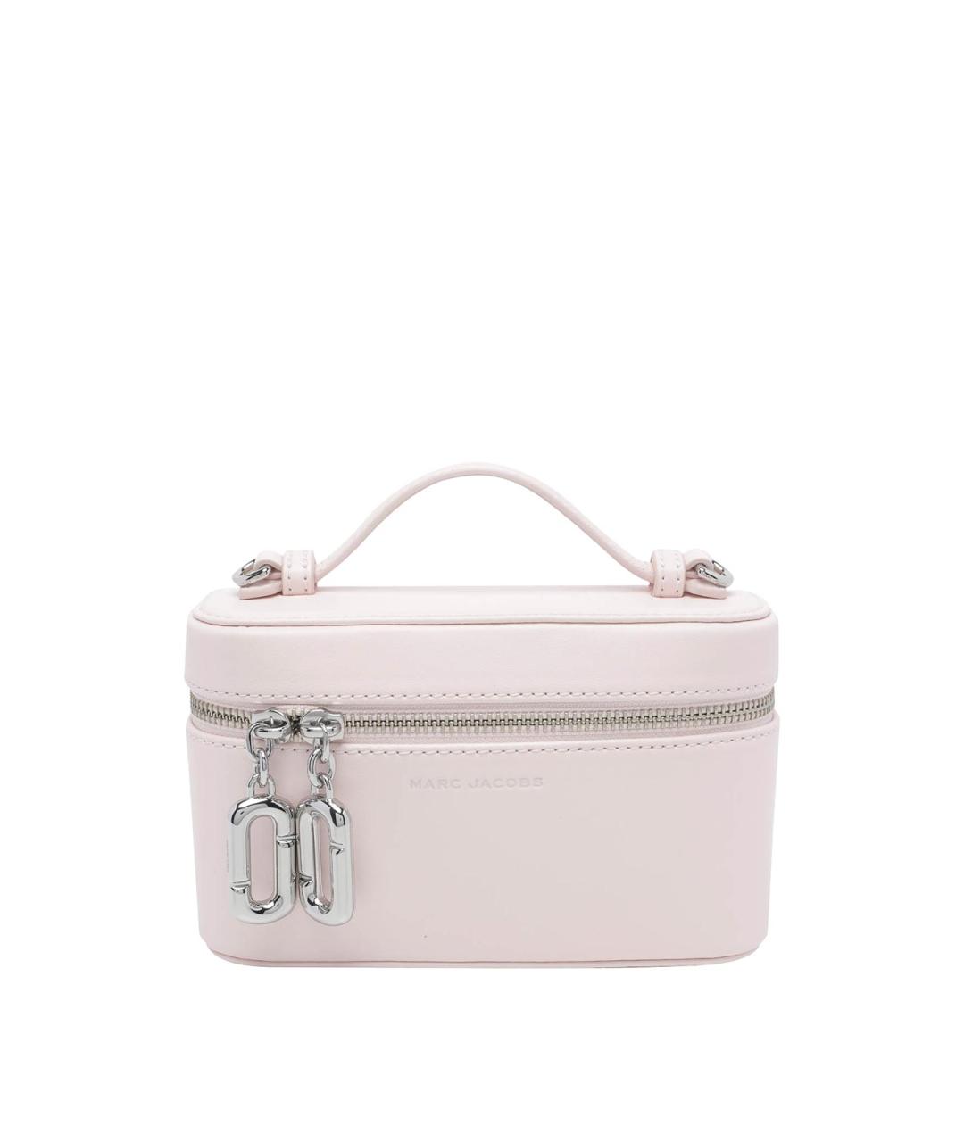 MARC JACOBS Розовая кожаная сумка с короткими ручками, фото 1
