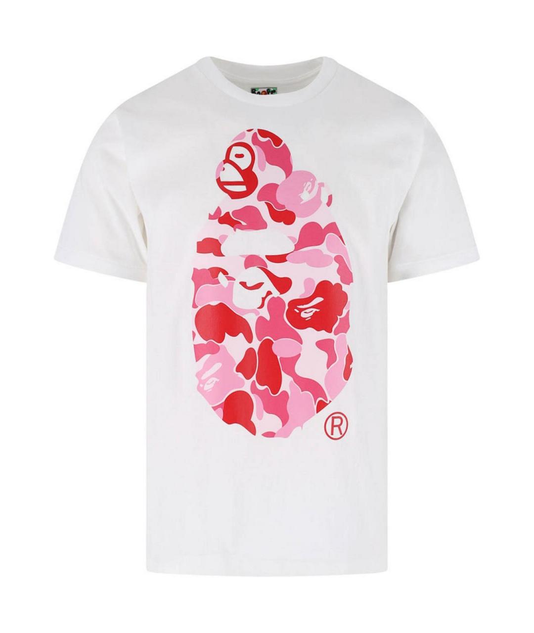 BAPE Белая хлопковая футболка, фото 1