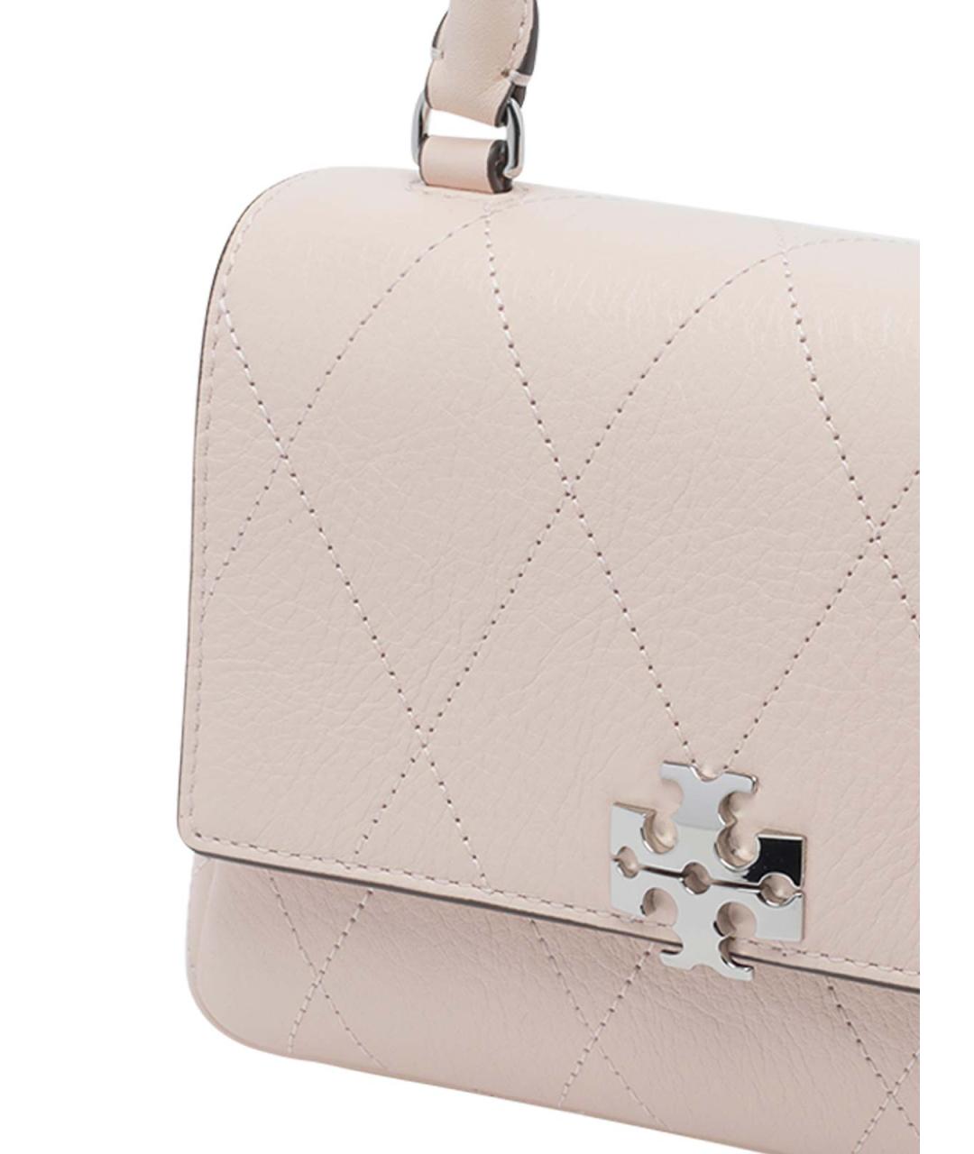 TORY BURCH Розовая сумка с короткими ручками, фото 4