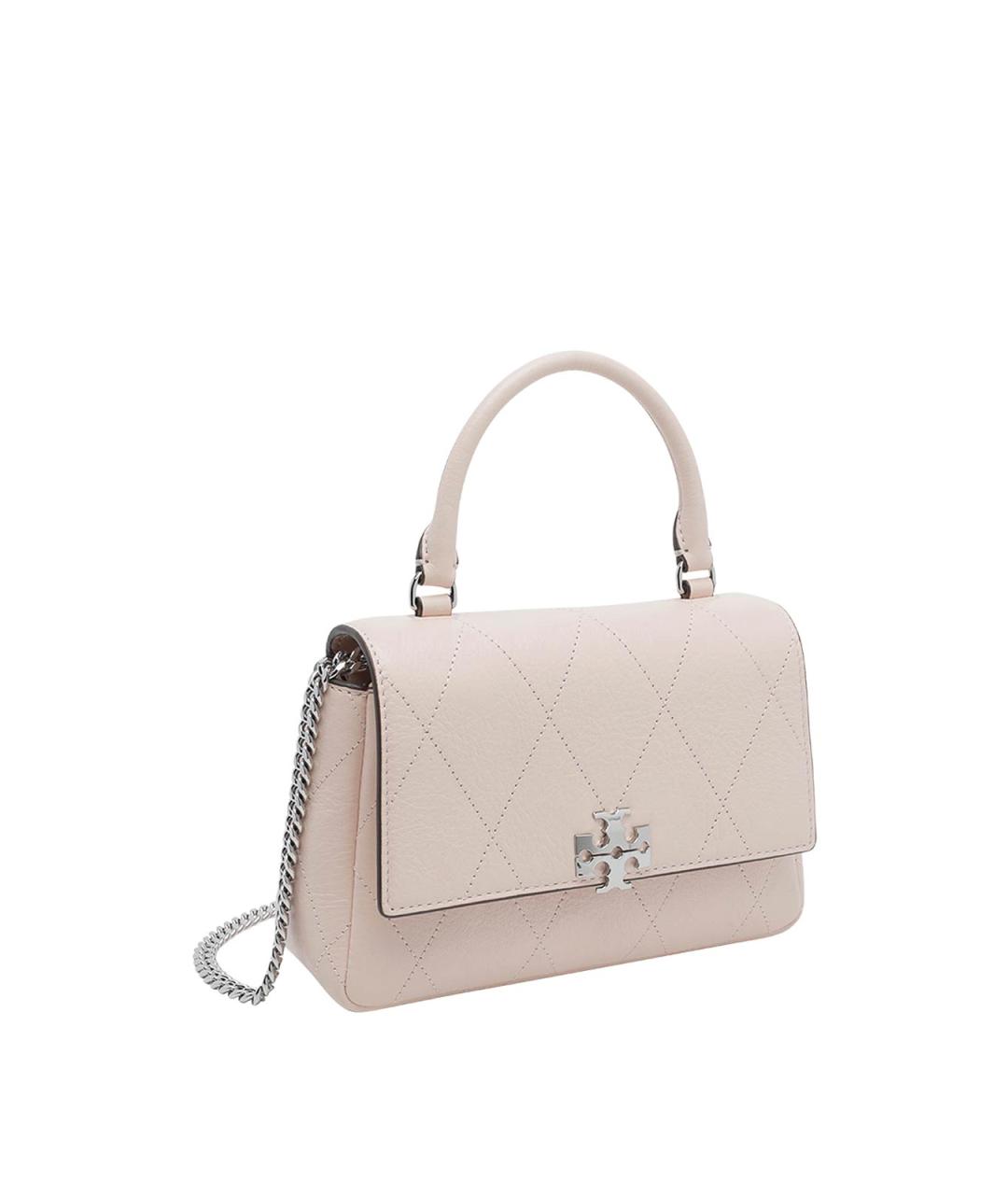 TORY BURCH Розовая сумка с короткими ручками, фото 2