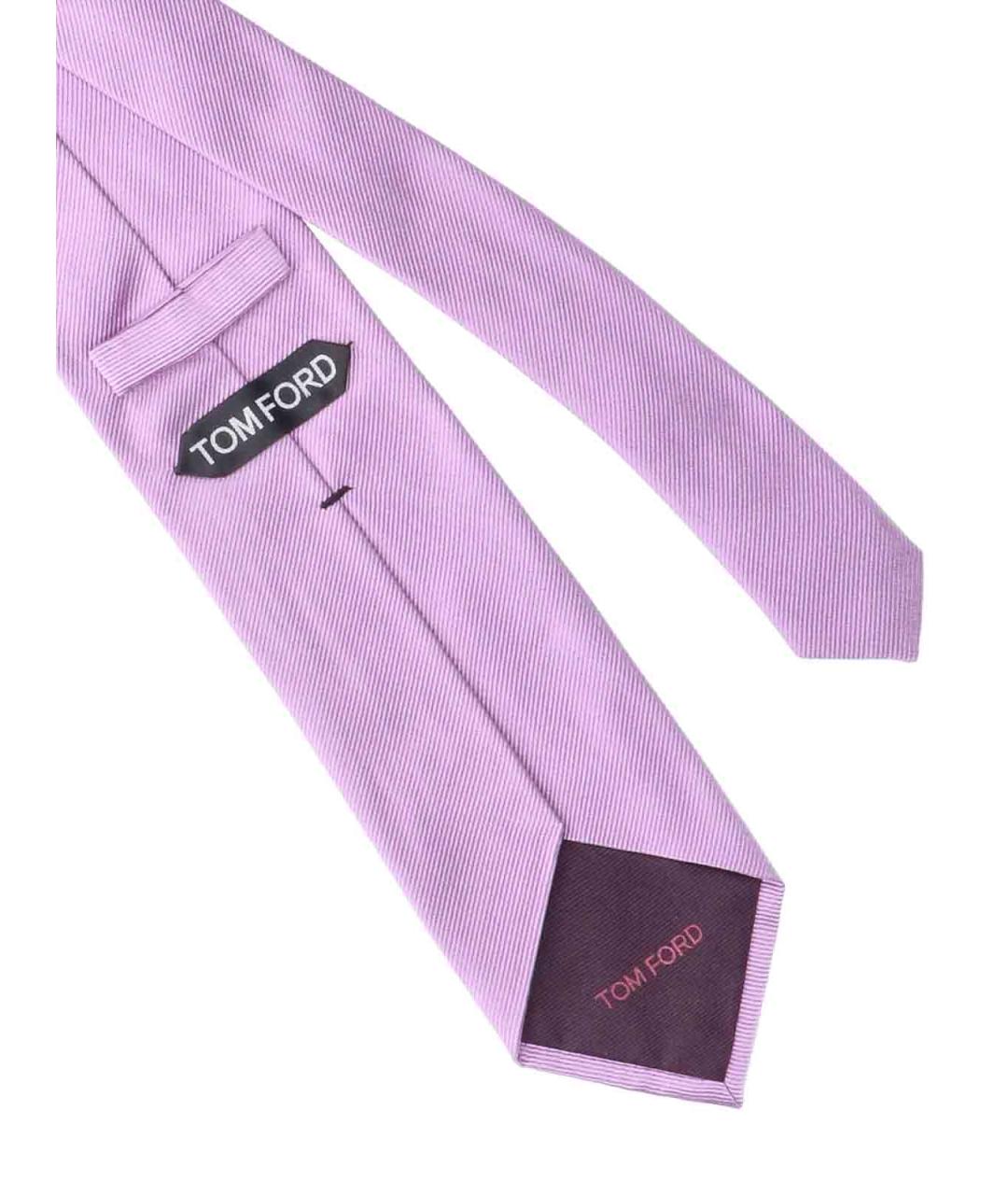 TOM FORD Фиолетовый шелковый галстук, фото 3