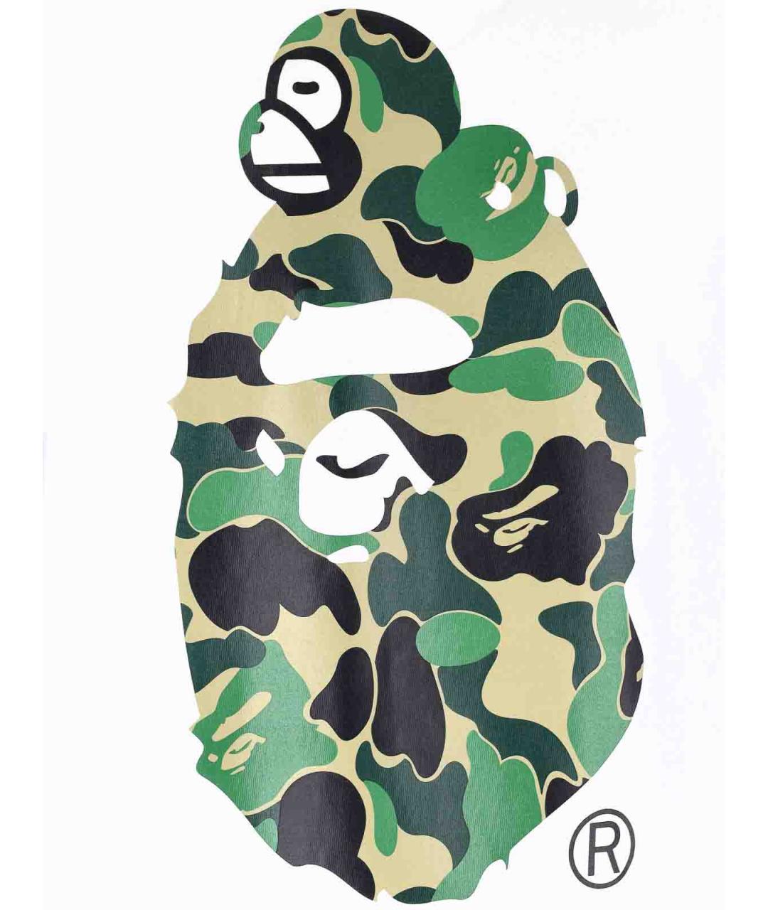 BAPE Белая хлопковая футболка, фото 3