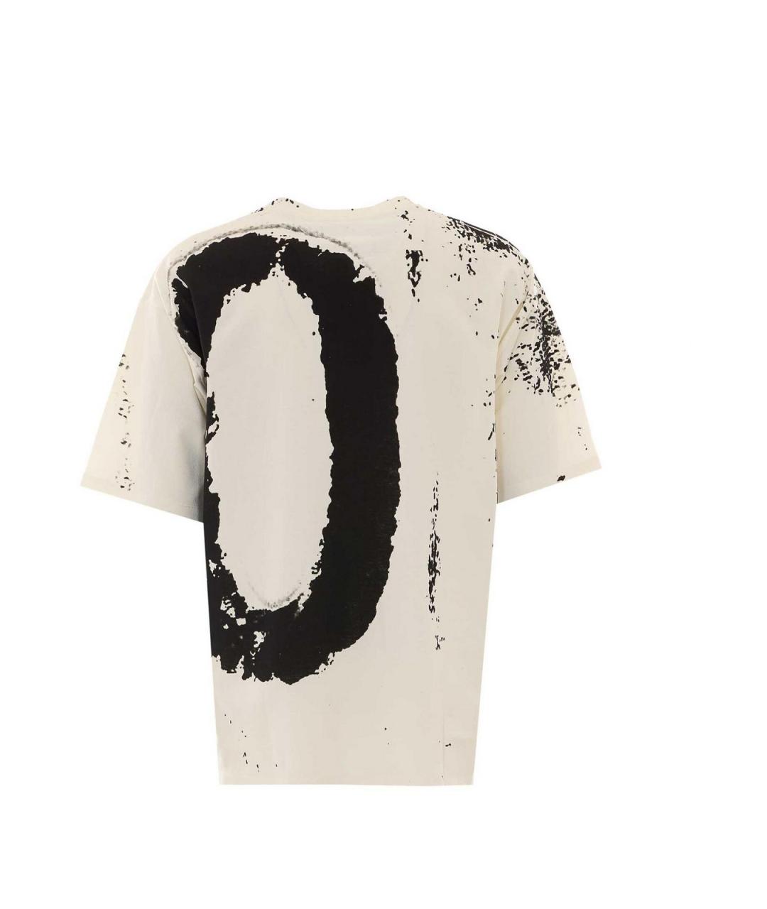 MAISON MARGIELA Белая хлопковая футболка, фото 2