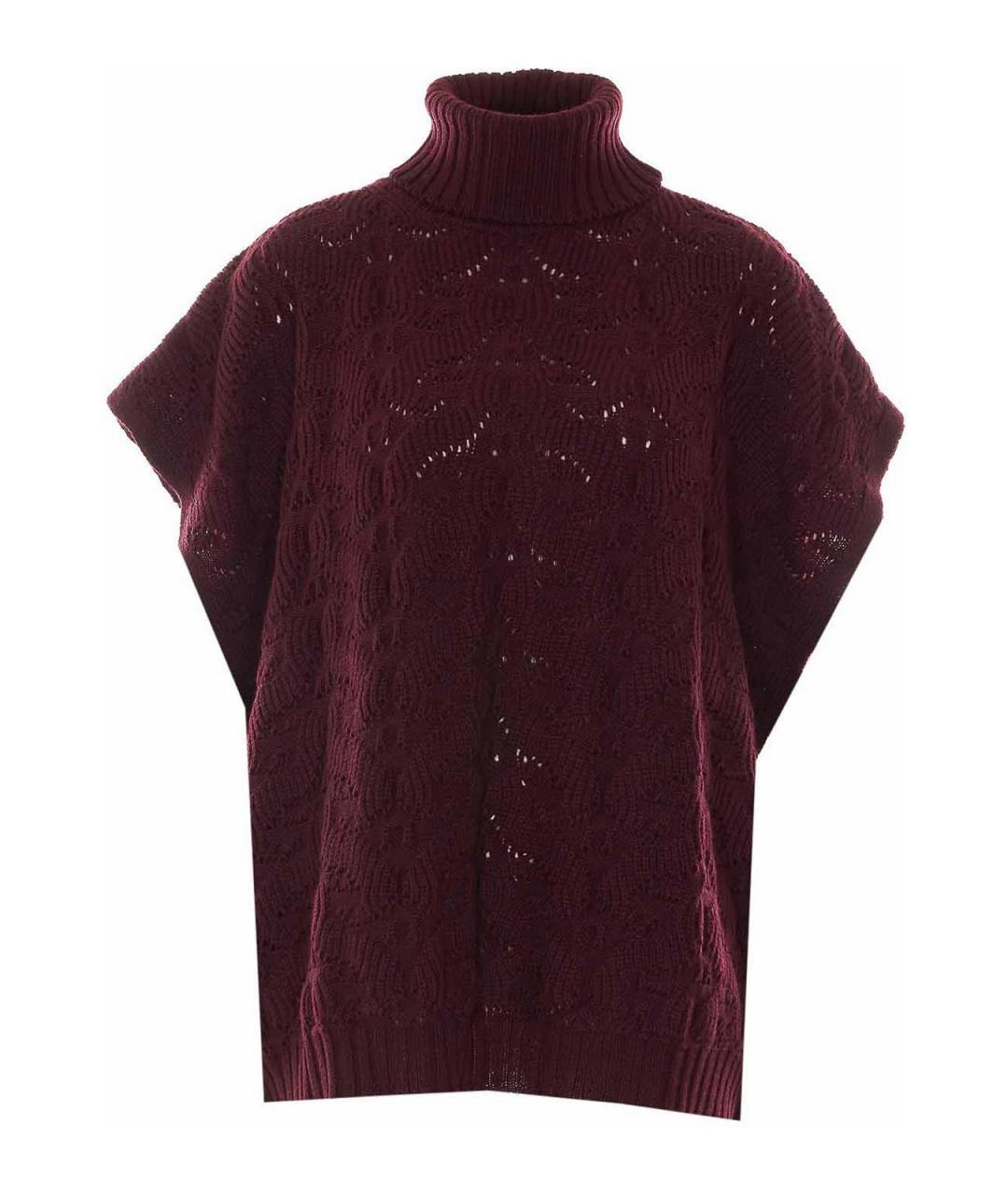 ETRO Бордовая шерстяная жилетка, фото 1