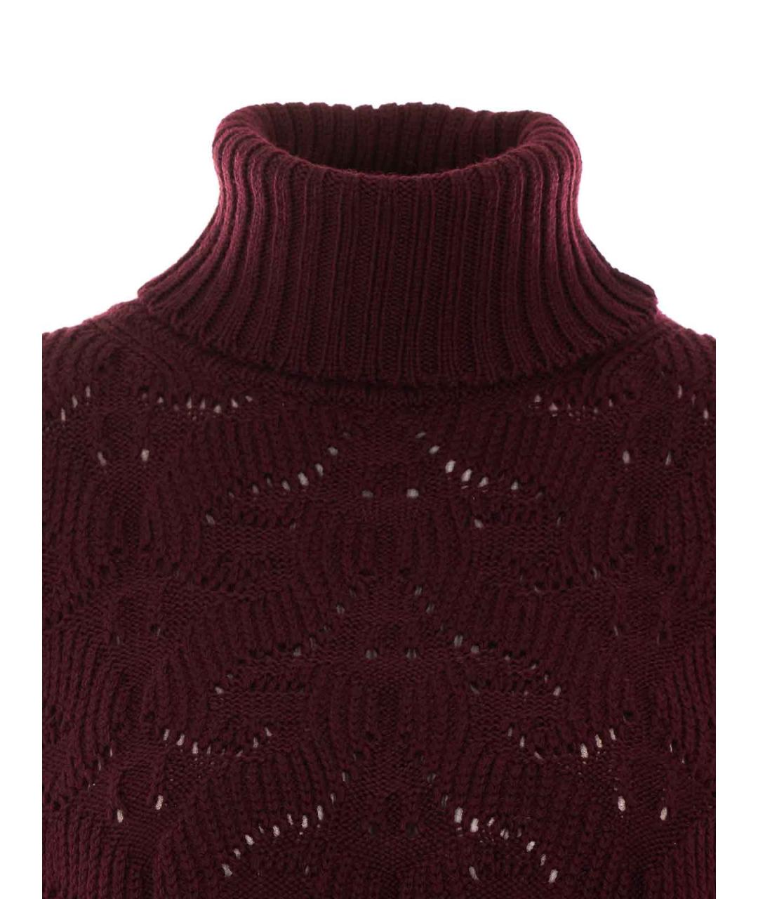 ETRO Бордовая шерстяная жилетка, фото 4