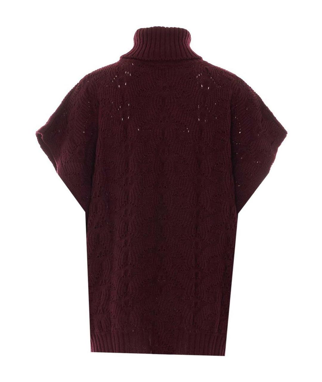 ETRO Бордовая шерстяная жилетка, фото 2