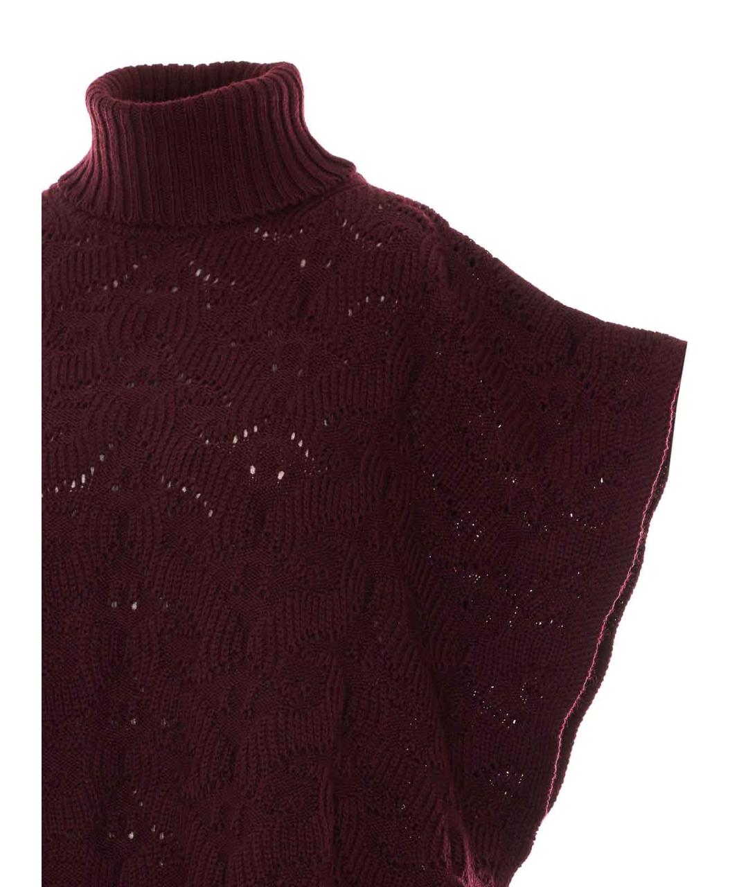 ETRO Бордовая шерстяная жилетка, фото 3