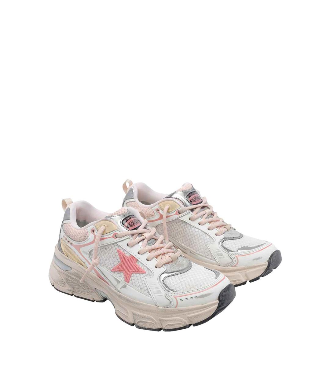 GOLDEN GOOSE Белые текстильные кроссовки, фото 2