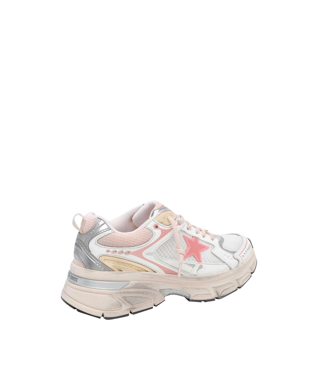 GOLDEN GOOSE Белые текстильные кроссовки, фото 3
