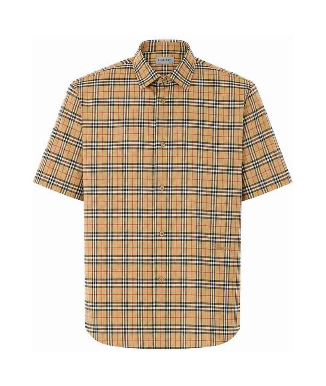 BURBERRY Бежевая кэжуал рубашка, фото 1