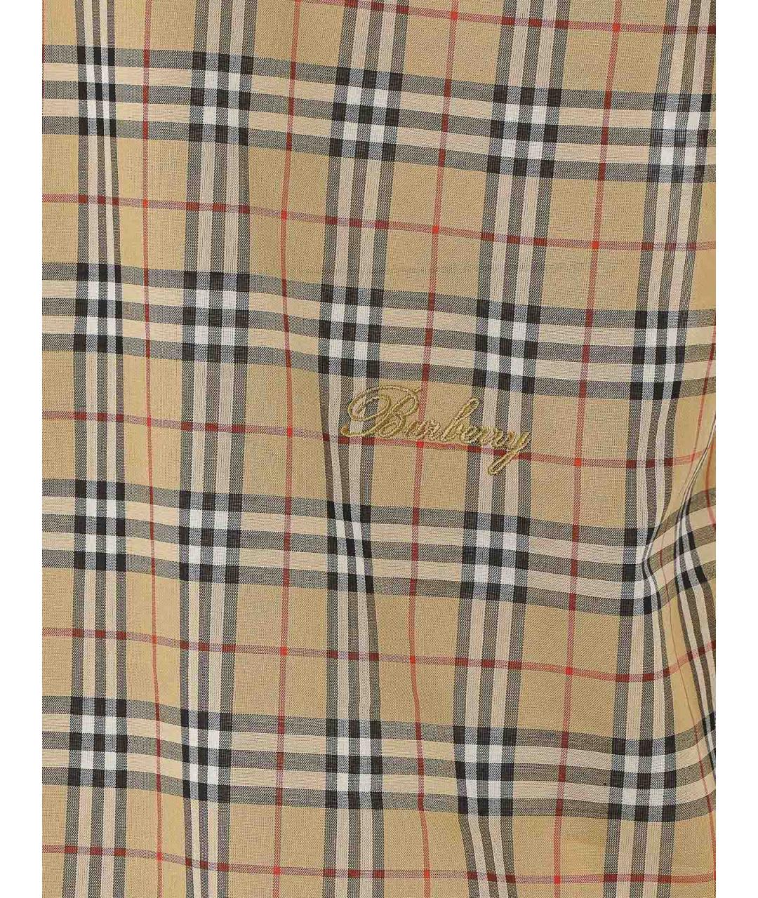 BURBERRY Бежевая кэжуал рубашка, фото 3