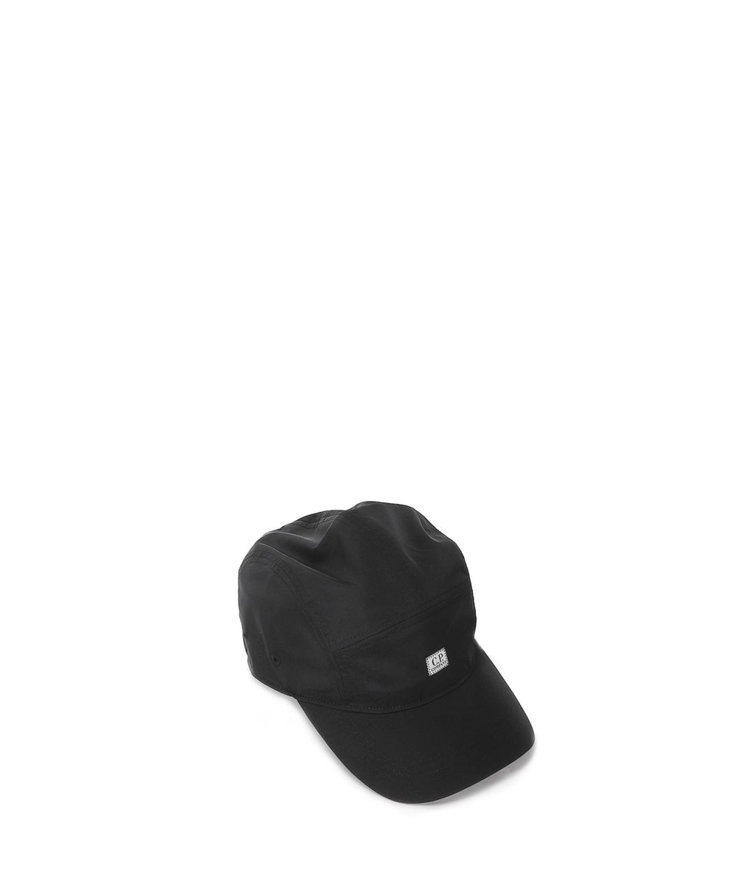 CP COMPANY Черная синтетическая кепка/бейсболка, фото 2