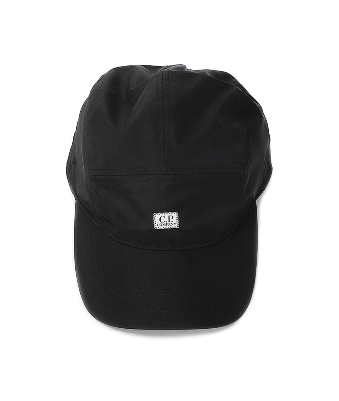 CP COMPANY Черная синтетическая кепка/бейсболка, фото 1