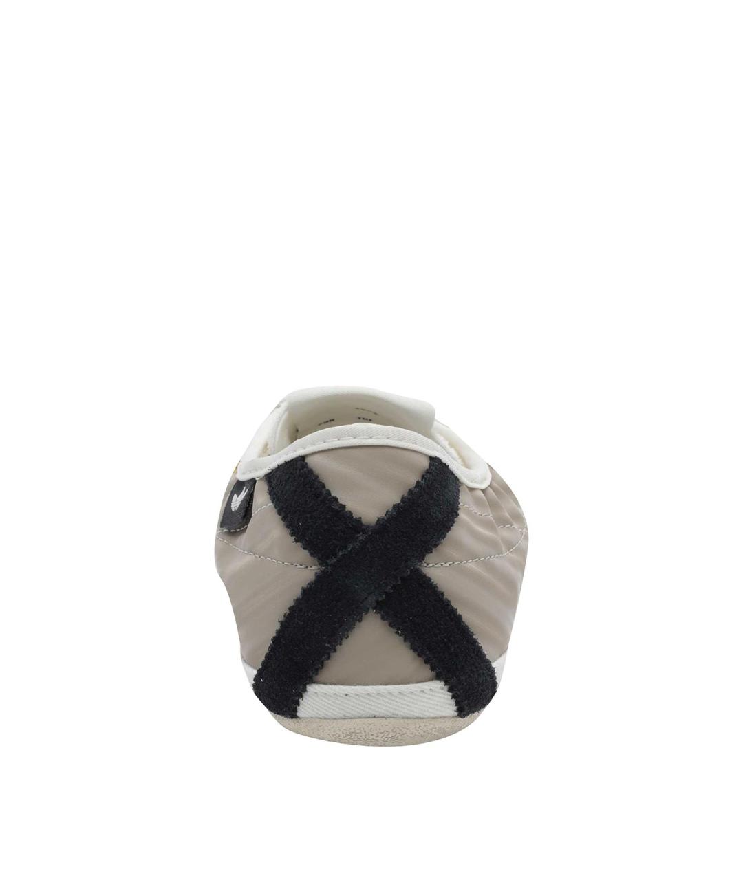 ADIDAS Бежевые кожаные низкие кроссовки / кеды, фото 4
