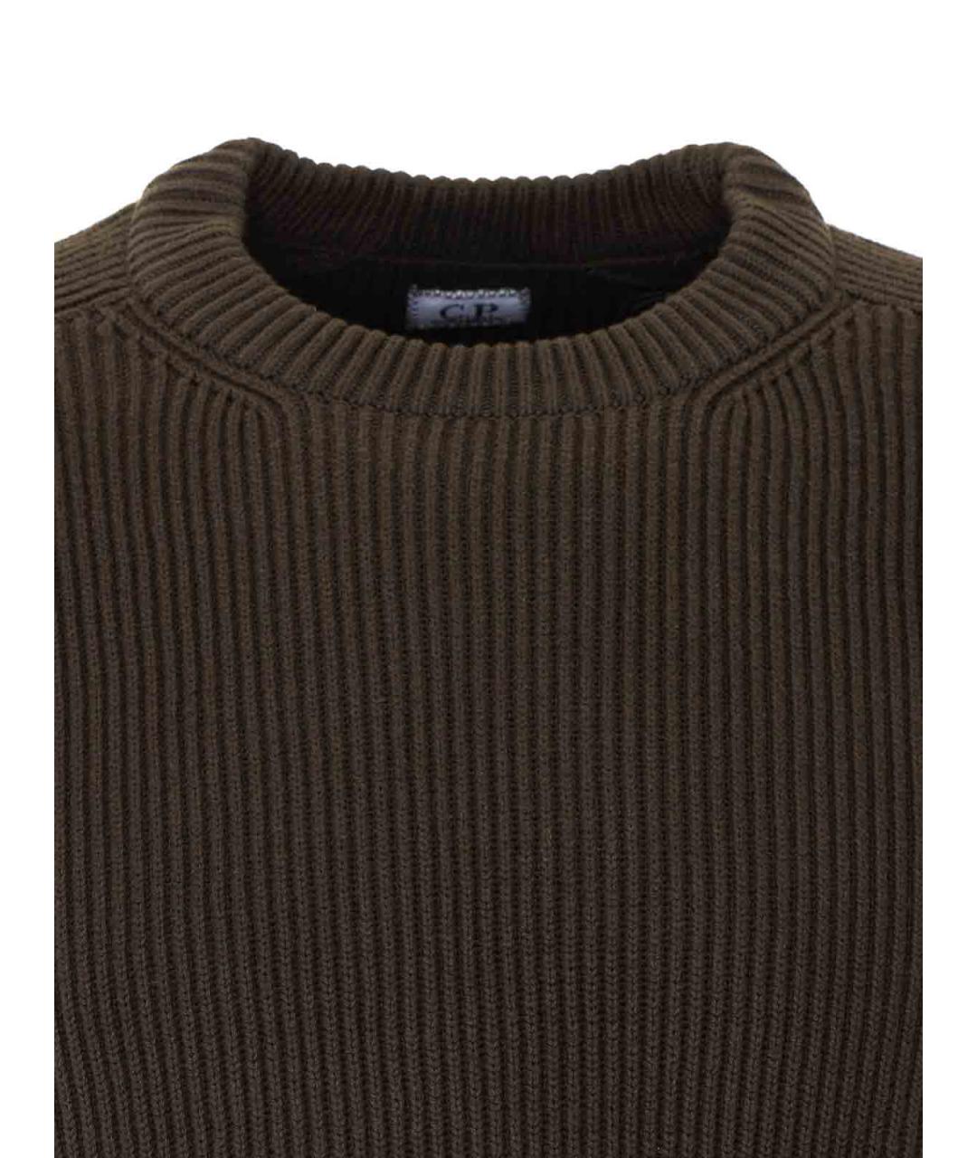 CP COMPANY Коричневый хлопковый джемпер / свитер, фото 4