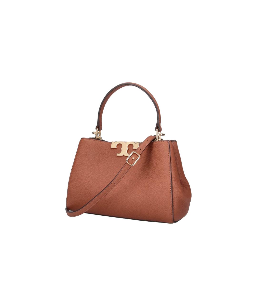 TORY BURCH Коричневая кожаная сумка через плечо, фото 2