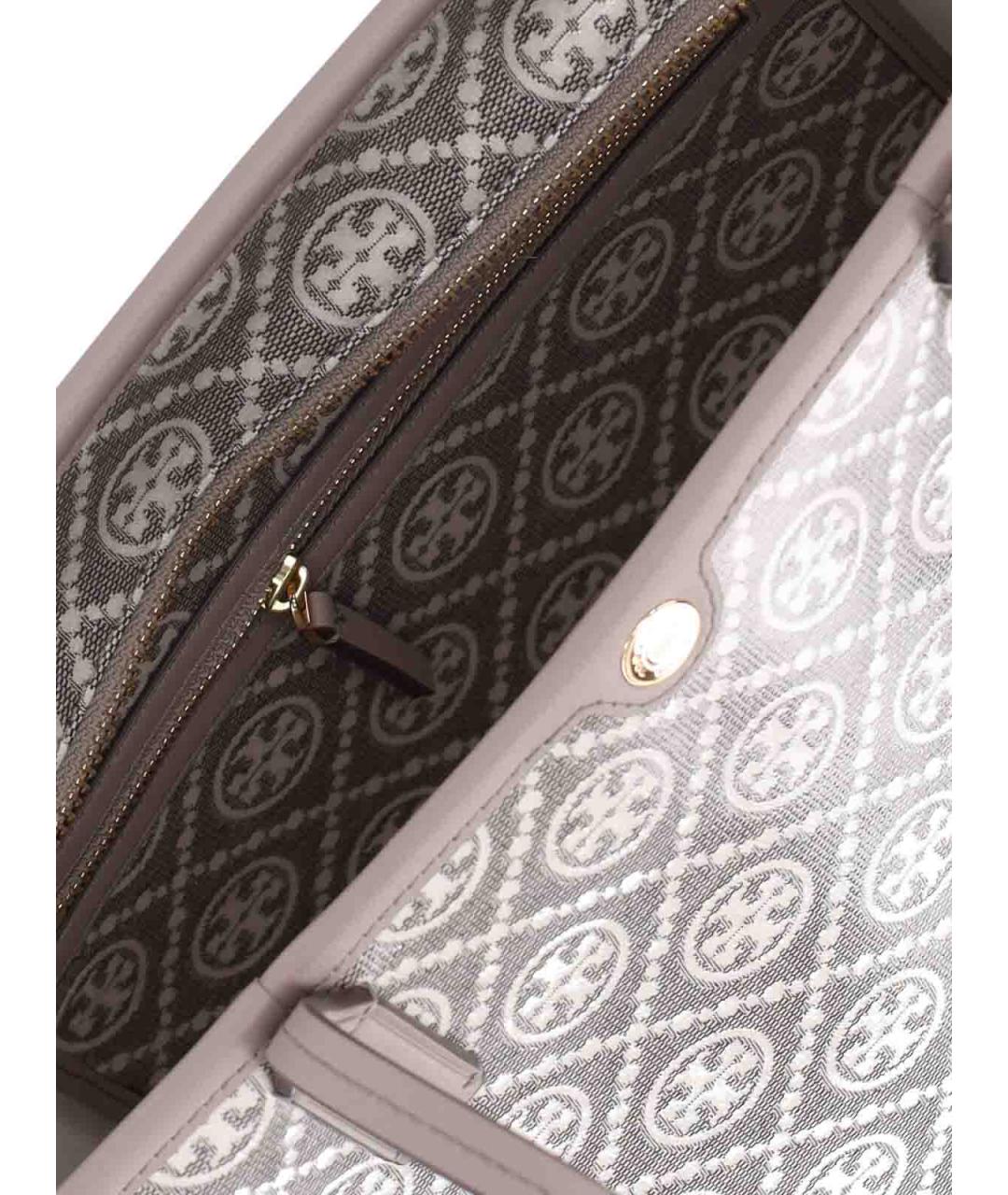 TORY BURCH Серая сумка тоут, фото 4