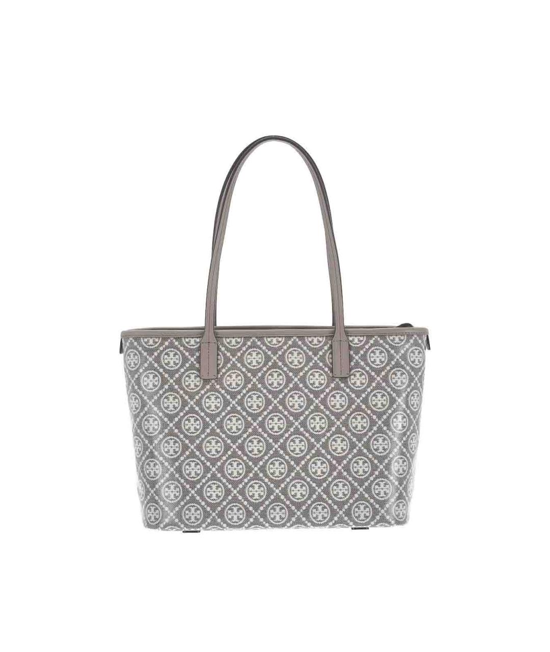 TORY BURCH Серая сумка тоут, фото 3