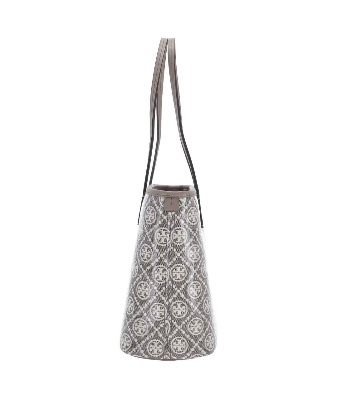 TORY BURCH Серая сумка тоут, фото 5