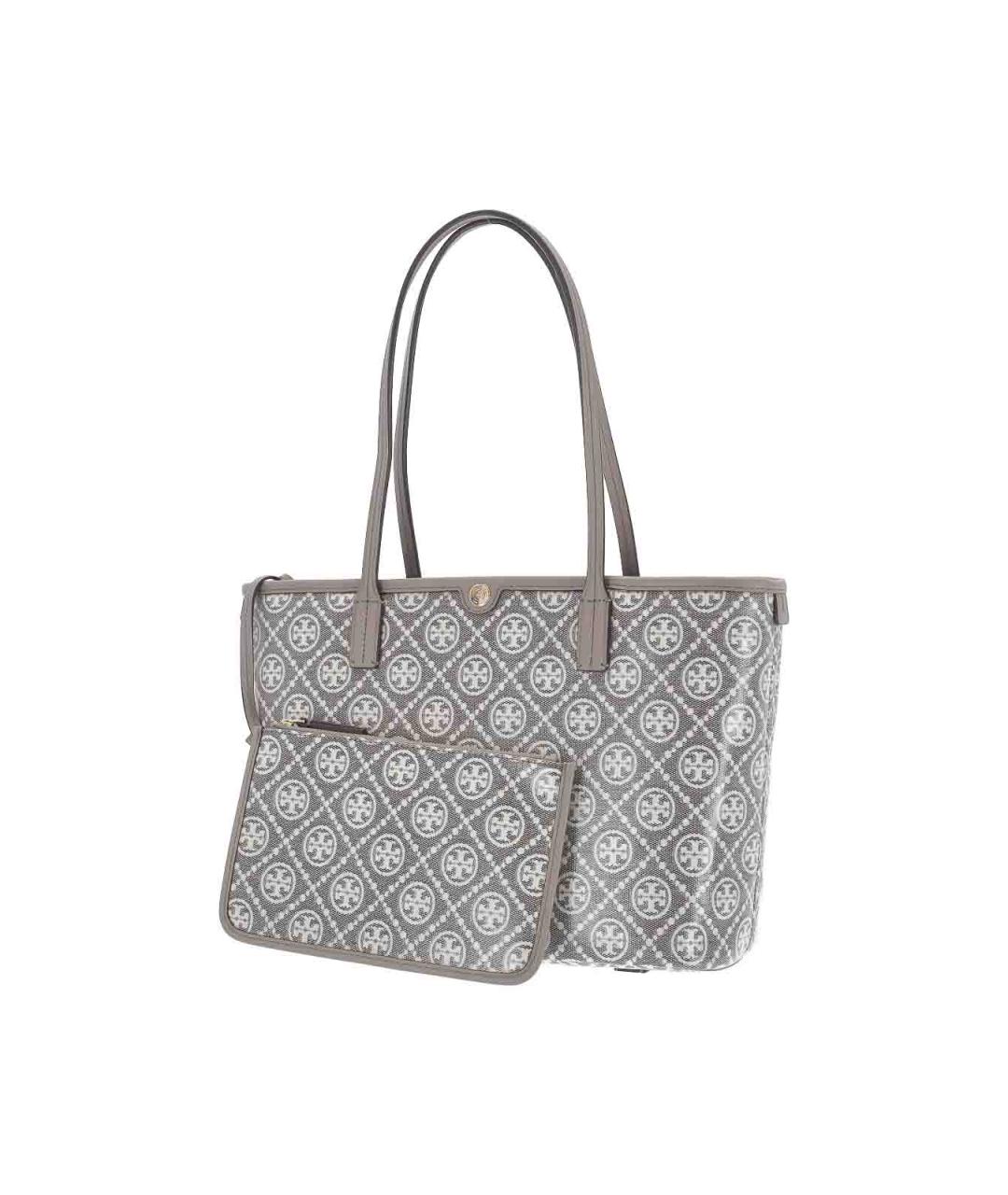 TORY BURCH Серая сумка тоут, фото 2