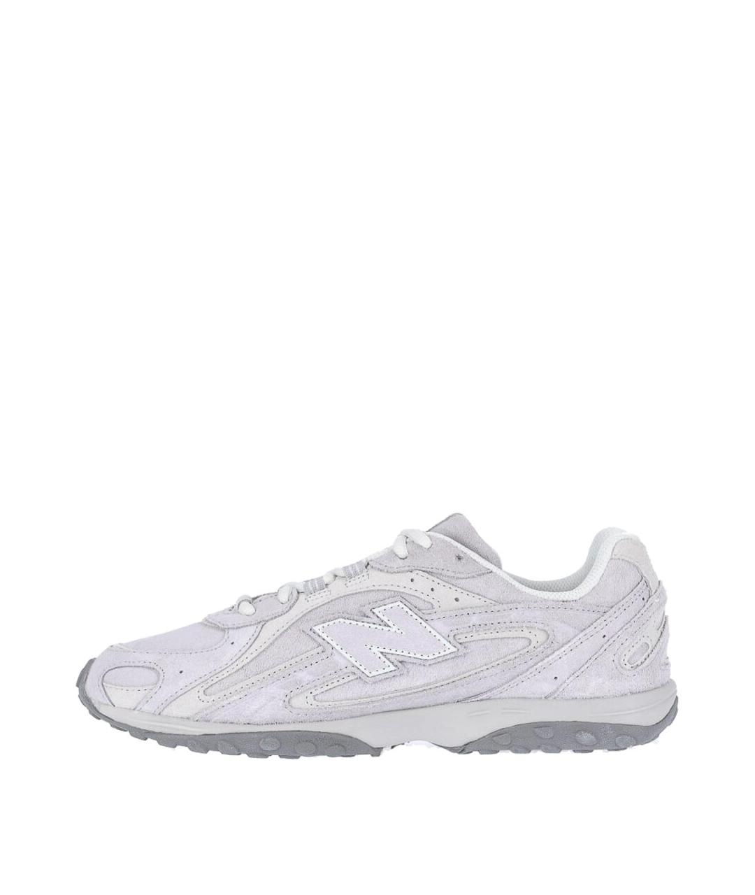 NEW BALANCE Серые замшевые кроссовки, фото 3