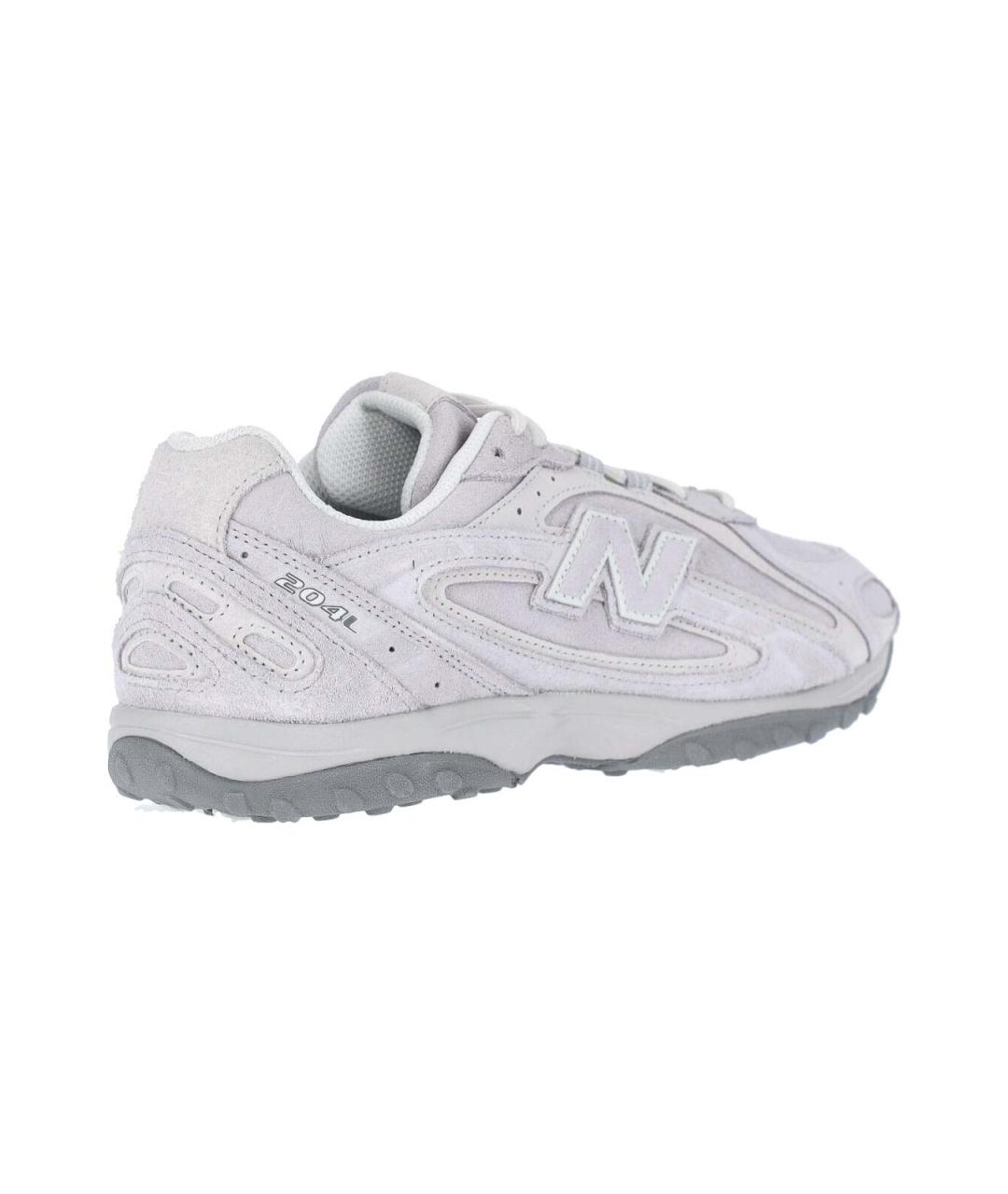 NEW BALANCE Серые замшевые кроссовки, фото 4