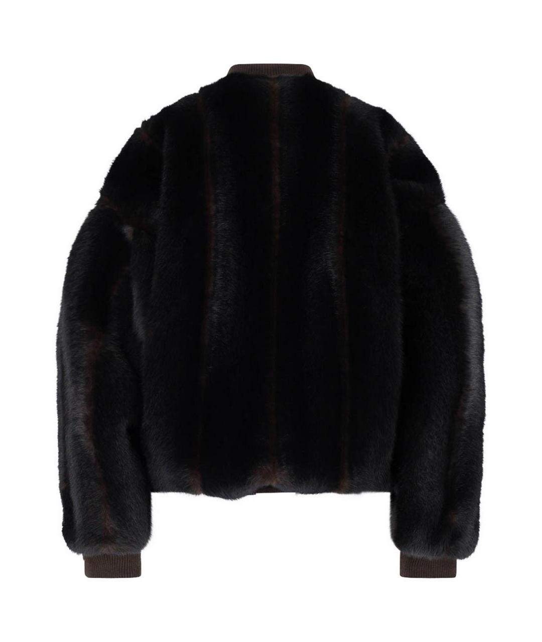 MM6 MAISON MARGIELA Коричневая полиэстеровая куртка, фото 2