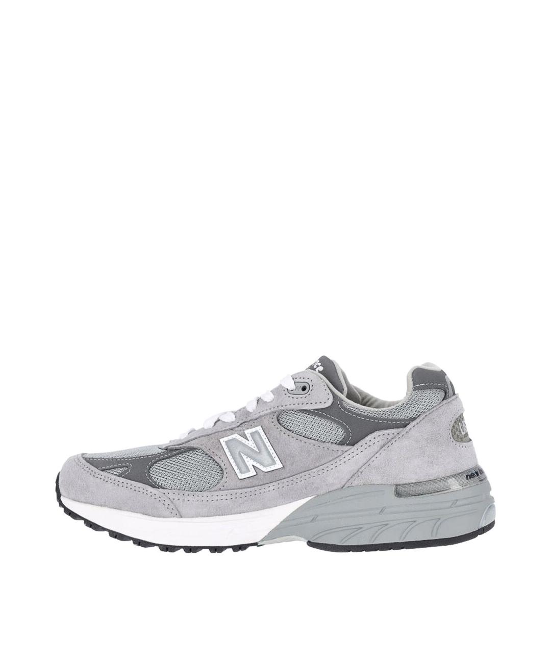 NEW BALANCE Серые замшевые кроссовки, фото 3